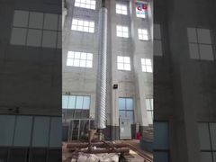 Costruzione a doppio guscio di un rullo di raffreddamento con rivestimento cromato