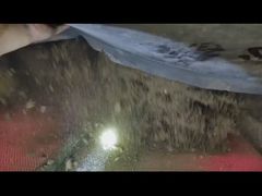 Pannello schermo in gomma rosso-nero