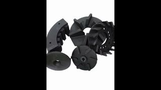 Componenti dello statore del rotore in gomma PU della cella di flottazione per l'estrazione mineraria #RotorStator #PUWearParts#PolyureanGomma