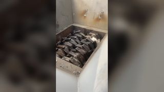 Trituratore di fogli di alluminio a doppio albero per la preparazione alla fusione
