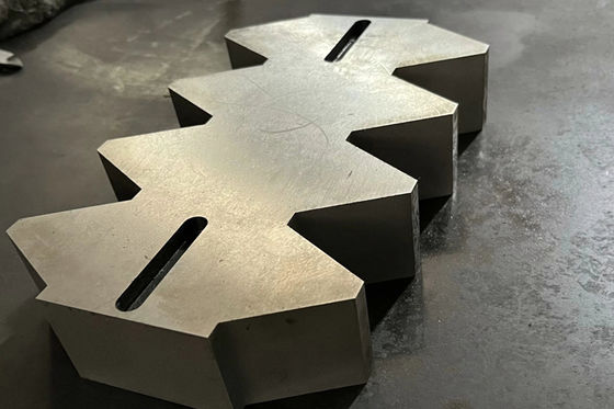 D2 Material Shredder Blades For Tyre Recycling Shredder Machine