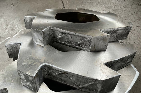 D2 Double Shaft Shredder Blade For Waste Metal Recycling