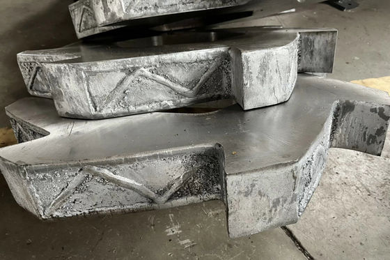 D2 Double Shaft Shredder Blade For Waste Metal Recycling