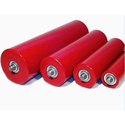 Industrial Rubber Conveyor Belt Roller with Zinc Plated Surface