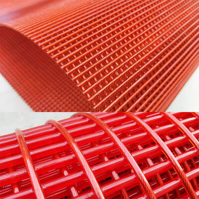 Industrial Grade 2.5mm Steel Wire Tufflex Screen Coated With PU In 1x6mm Aperature Size