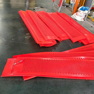 Polyurethane Flip-Flop Screen Panel 12mm Holes 8mm Thickness