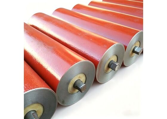 Anti-Adhesion Rubber Disc Idler for Wet Ore Conveying Line