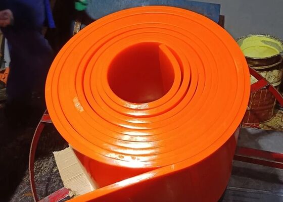 Urethane Conveyor Belt Skirting Roll 15 Meter Length Mining Conveyor Accessories