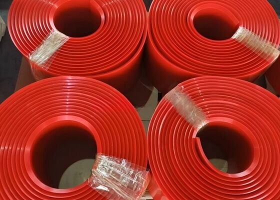 Polyurethane Belt Conveyor Skirting Long Wear Life Aggregate Conveyor Accessories