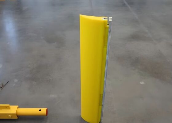 PU Conveyor Belt Scraper Black Flexible Blade Mining Conveyor Cleaning Equipment