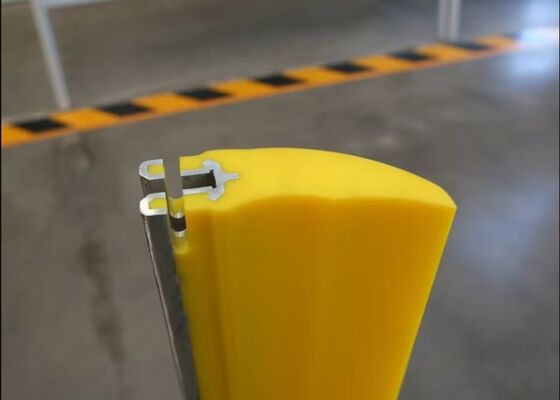 Conveyor Belt PU Scraper Orange Blade Heavy Duty Bulk Material Handling Use