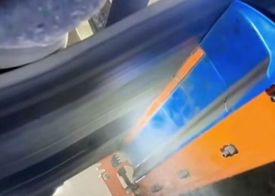 Polyurethane Primary Belt Cleaner Orange Blade Wear Resistant Mining Conveyor Part