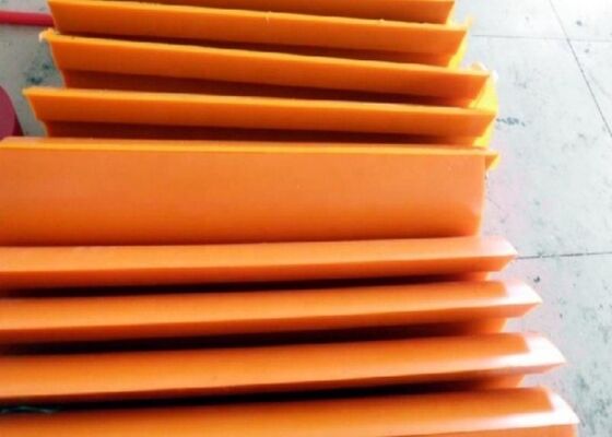 PU Belt Cleaner Blade for Mining Conveyor Excellent Impact Resistance Industrial Use