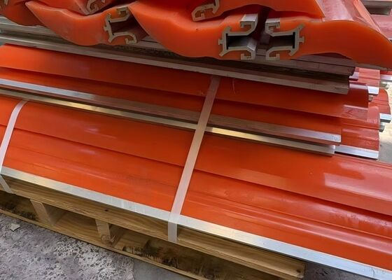 Heavy Duty Conveyor Belt Cleaner PU Scraper Long Lasting Blade Quarry Industry Use