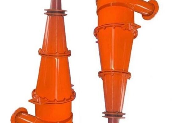 Mining Hydrocyclone Separator 250mm PU Cyclone For Iron Ore Grinding Classification Plant