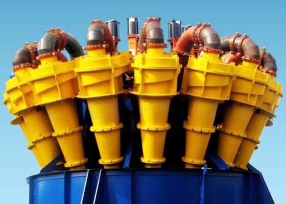High Density PU Lined Hydrocyclone For Copper Ore Slurry Separation And Grading