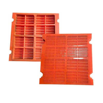 Polyurethane Dewatering Screen with 0.1mm Slot Opening and Steel Frame Reinforced for High Wear Resistance in Mining Screening Equipment