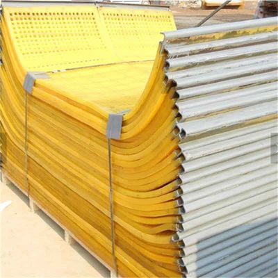 Wear Resistant Polyurethane Tensioned Screen Mats with Self-Cleaning Apertures and Customizable Size for Stone Screening