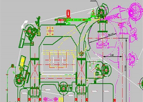 3600 Crescent Tissue Paper Machine With Design Speed 600-800m/min