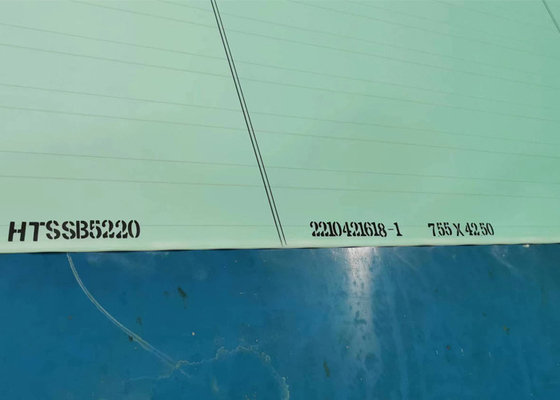 Poliestere ad alta tensione a tripli strati SSB a forma di filo fibrico per la macchina per la carta tissuta