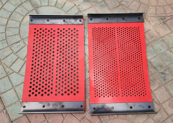 6 mm di spessore Self-cleaning Rubber Screen Panel with Hook Installation per lo screening dei minerali resistenti alla corrosione