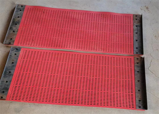 Self-cleaning Vibrating Rubber Screen Panel spessore 8 mm buco rotondo