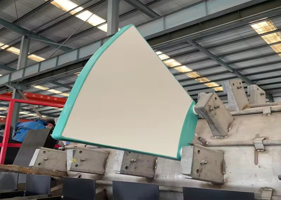 6M2 Piastra filtrante in ceramica porosa per la deidratazione dell'industria mineraria