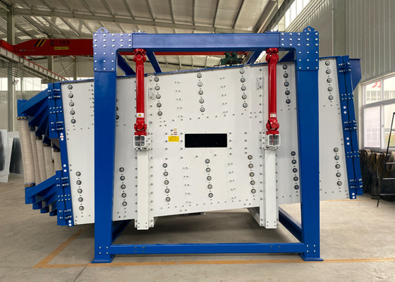 Macchina per la selezione di sabbia a quarzo a schermo a vibrazione giratoria quadrata elettrica a più strati