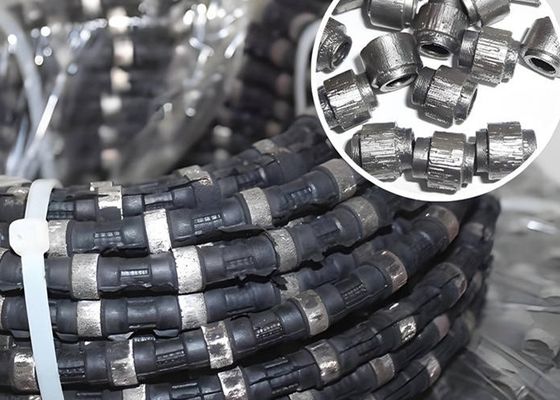Scavi di seghe a filo di diamante sinterizzati al vuoto antiusura per la cava di marmo di granito