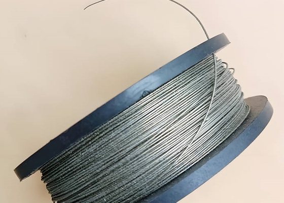 Filo diamantato ultra sottile di precisione per il taglio di wafer di silicio fotovoltaici per semiconduttori