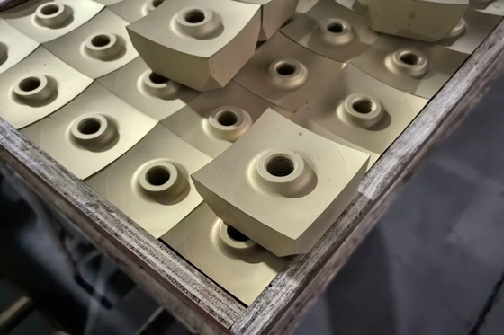 Lame per trituratore a singolo albero in materiale D2 utilizzate per il riciclaggio della plastica di scarto