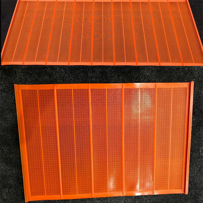 Schermo umido in poliuretano rosso ad alta resistenza all'usura 1040*700mm per vagliatura fine