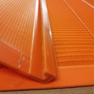 0.075mm Aperture High Wear Resistance Polyurethane Screen con 6-12 mesi di durata per lo screening preciso