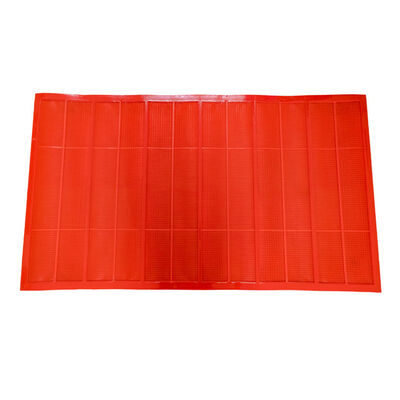 Setaccio in poliuretano arancione con apertura da 0,3 mm 1040x700 mm Elevata resistenza all'usura per vagliatura fine