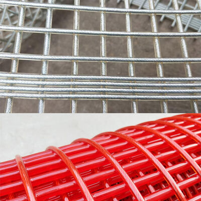 3 mm quadrato colore rosso PU rivestito Tufflex Screen per disidratazione miniera Sandaio di ferro