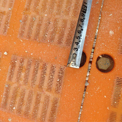 30 mm di spessore poliuretano maglia Pu per impianto di lavaggio del carbone