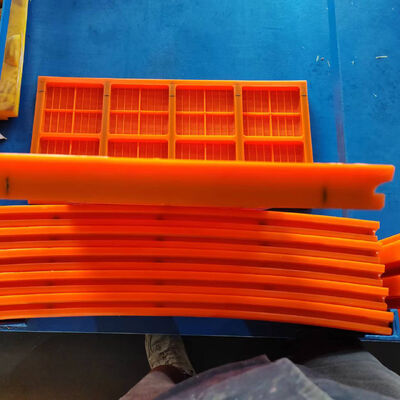 HUATAO WS 85 Schermo in poliuretano resistente all'usura 305x305mm con installazione a sede guida per minerale di ferro