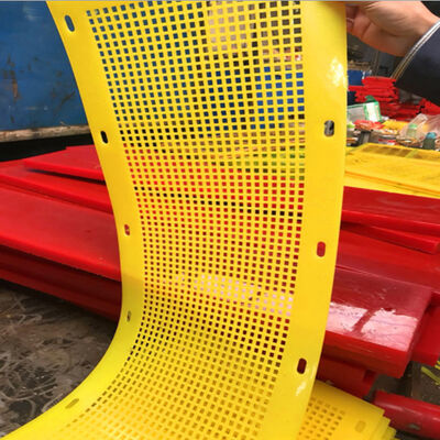 Pannello di schermo a flip-flop in poliuretano con fori da 4 mm e spessore di 7 mm per lo screening dei materiali appiccicosi anti-intasamento