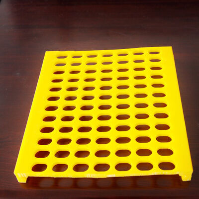 Pannello schermo flip-flop in PU importato con apertura da 10 mm per separazione di scorie secche e larghezza 300 mm