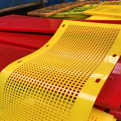 Pannello di schermo in poliuretano a maglia a flip-flop con larghezza di 1 m e durezza di 45 shore per la lavorazione di fanghi appiccicosi