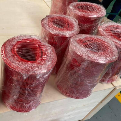 Pannello schermo flip-flop in PU resistente alla corrosione e all'abrasione con fori da 10 mm per l'industria metallurgica