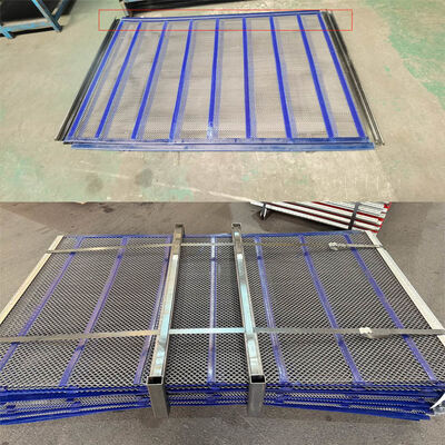 Maschera di schermo auto-pulizia del trituratore con Wrap Edge Vibrating Screen Mesh in Quarrying and Aggregate Processing