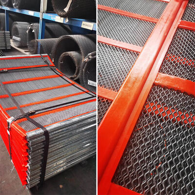 Poly Ripple self-cleaning Wire Mesh per il black vibrating quarry mining sieving