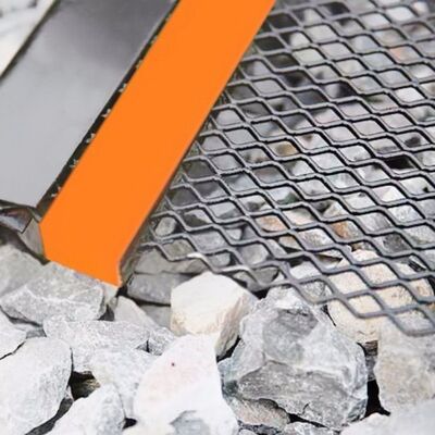 Telo autopulente in acciaio inossidabile con apertura da 4 mm a 25 mm e dimensioni del foro regolabili per vagliatura a secco di sabbia