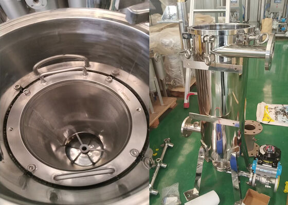 Cassa del filtro per raschiatore interno auto-pulitore per la filtrazione del latte di soia