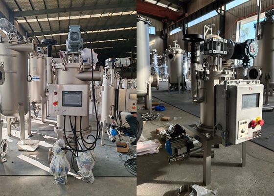 Alloggiamento del filtro autopulente per la filtrazione industriale