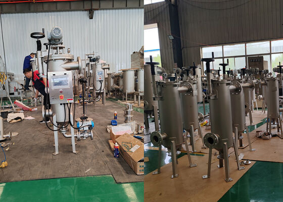 Filtro autopulente raschiatore esterno automatico per prodotti viscosi