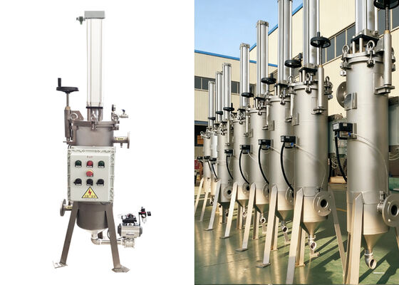Filtro raschiatore autopulente automatico industriale per il settore petrolchimico