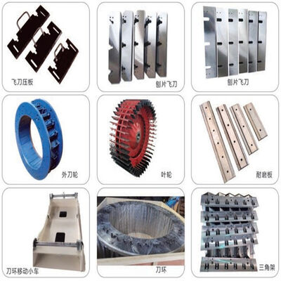 Impeller e anello del coltello per la ricarica della produzione di cartone a particolato