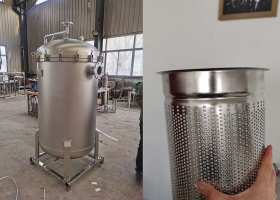 Alloggiamento del filtro del liquido SS304/316 e alloggiamento del filtro a sacco multiplo per la filtrazione del vino